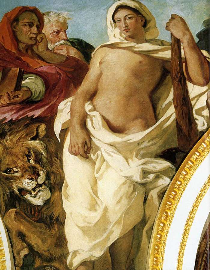 Justice (detail 1) 1833-37 by EUGÈNE DELACROIX