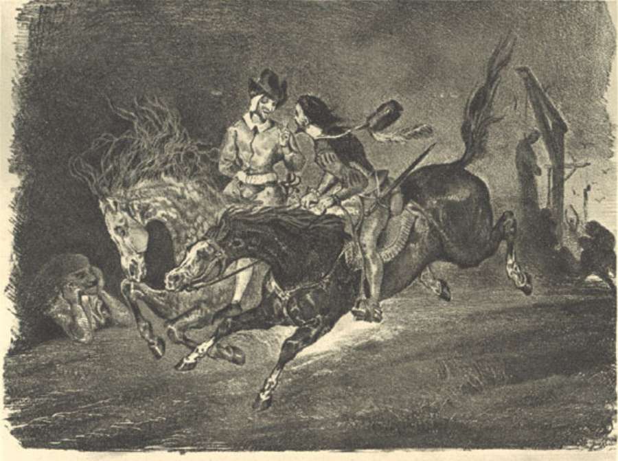 Faust by EUGÈNE DELACROIX