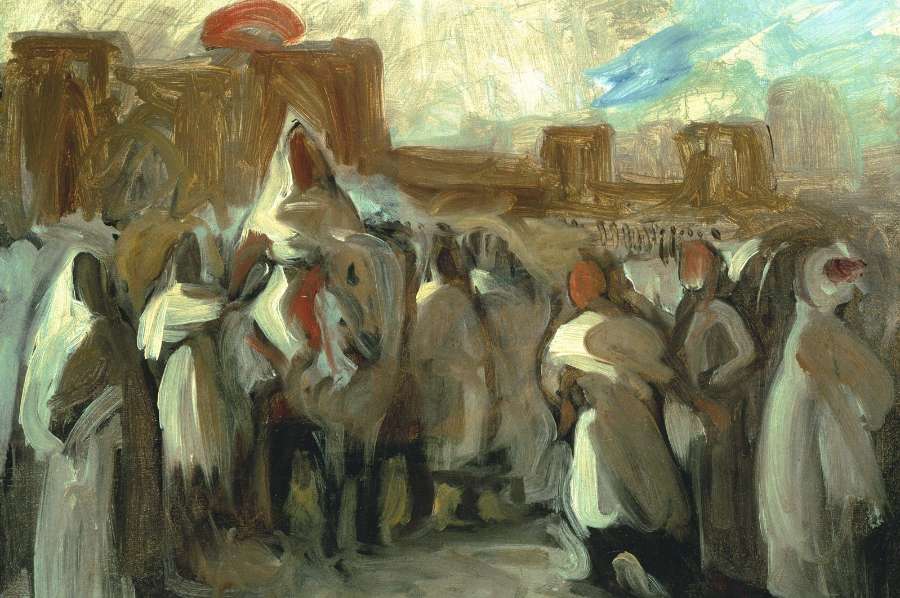 Sultan Abel el Rahman by EUGÈNE DELACROIX