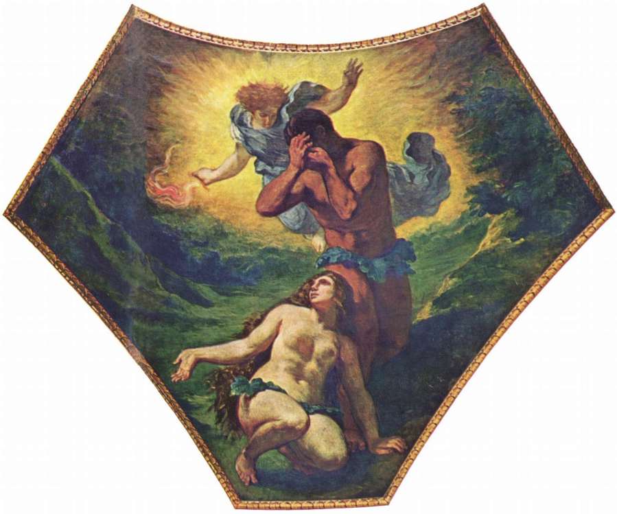 Adam and Eva by EUGÈNE DELACROIX