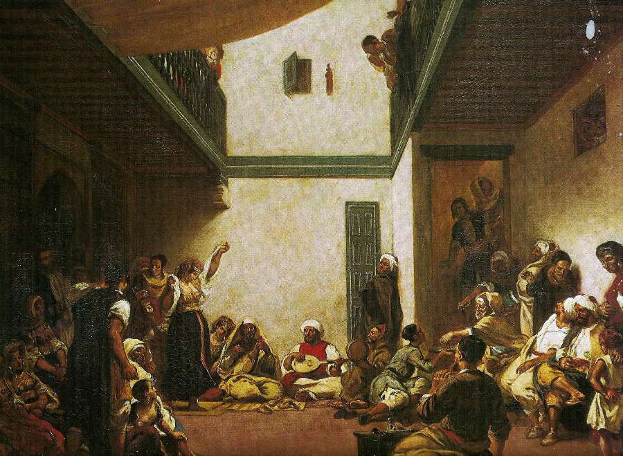 Jewish Wedding in Morocco by EUGÈNE DELACROIX