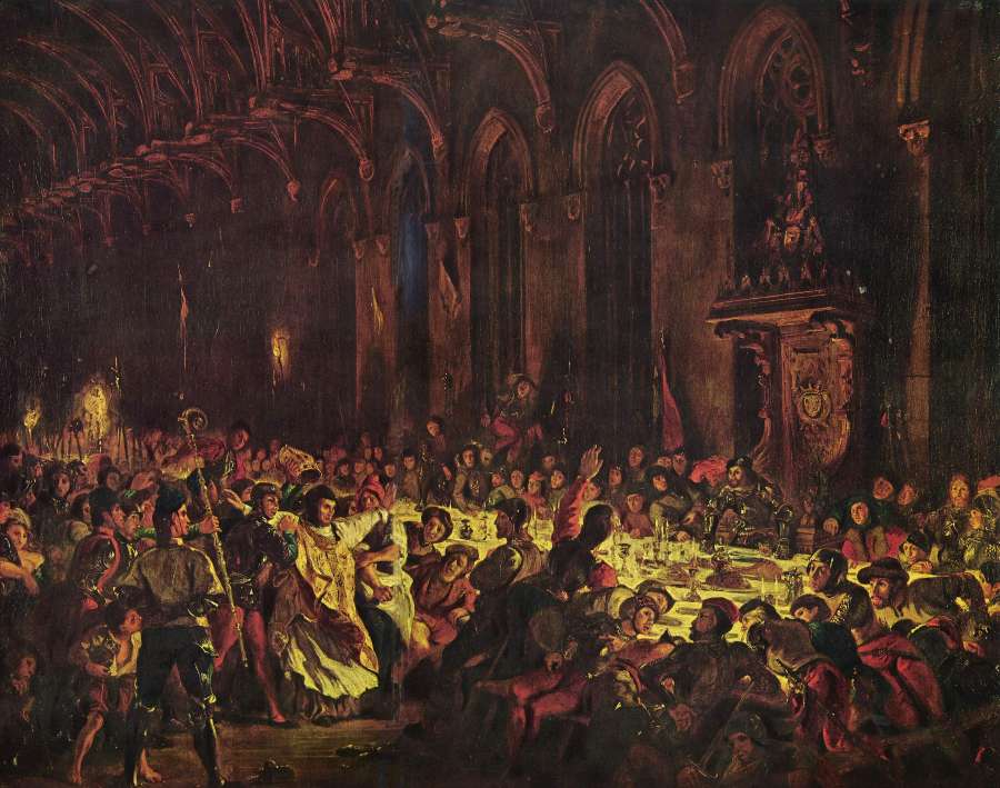 Murder of the bishop von Luettich by EUGÈNE DELACROIX