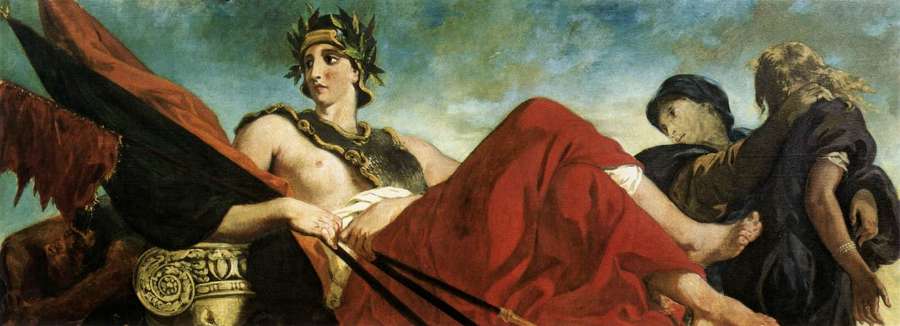 War 1833-37 by EUGÈNE DELACROIX