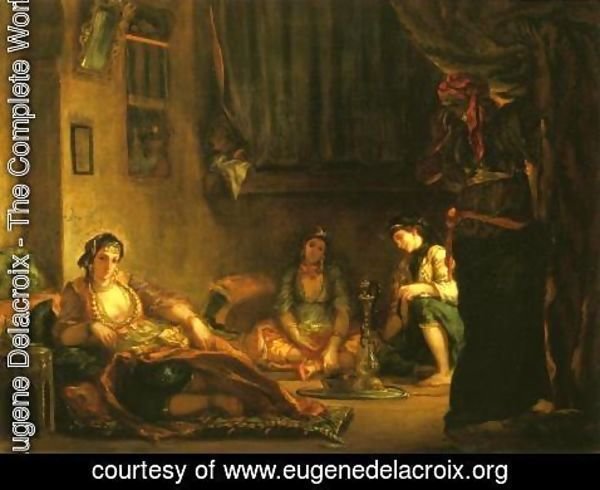 Eugene Delacroix - Women of Algiers in Their Apartmente