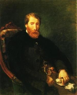 Eugene Delacroix - Portrait of Alfred Bruyas