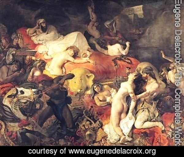 Eugene Delacroix - The Death of Sardanapalus