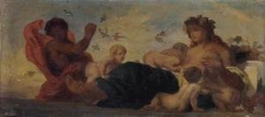 Eugene Delacroix - Etude pour la frise de 'Agriculture' pour le Salon du Roi