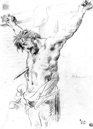 Eugene Delacroix - Christ on the Cross