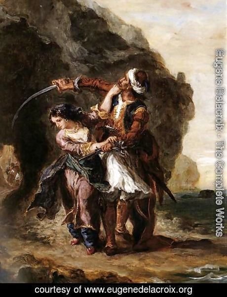 Eugene Delacroix - The Bride of Abydos