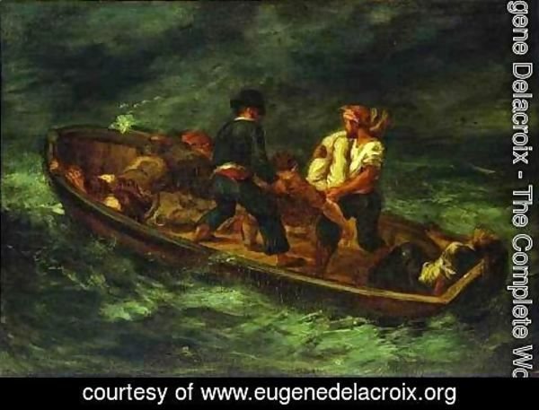 Eugene Delacroix - After the Shipwreck