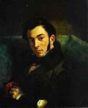 Eugene Delacroix - Portrait of Frederic Villot