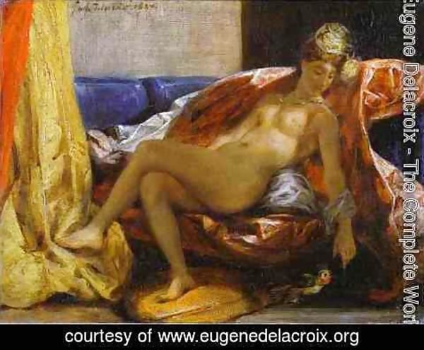Eugene Delacroix - Reclining Odalisque