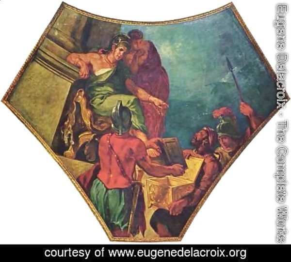 Eugene Delacroix - Alexander und die Epen Homers