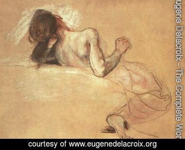 Eugene Delacroix - Study for The Death of Sardanapalus