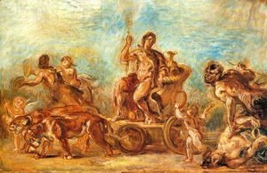 Eugene Delacroix - Triumph of Bacchus