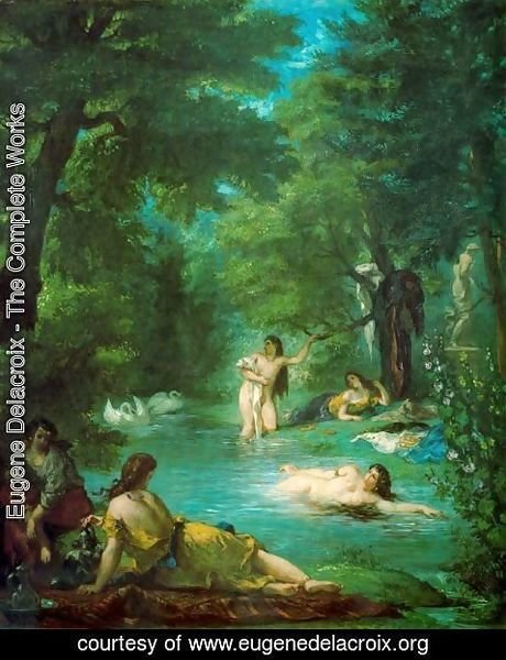 Eugene Delacroix - Femmes turques au bain
