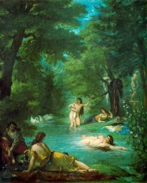 Eugene Delacroix - Femmes turques au bain