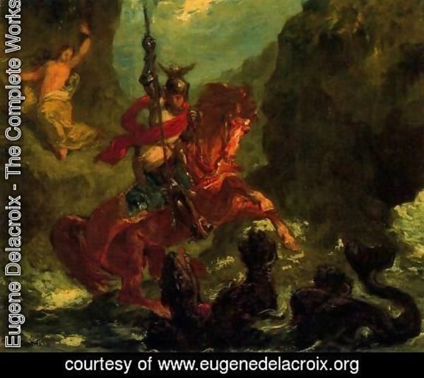 Eugene Delacroix - Saint Georges