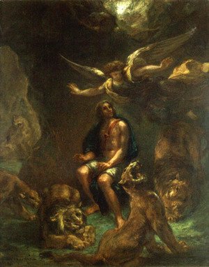 Eugene Delacroix - Daniel in the Lions' Den