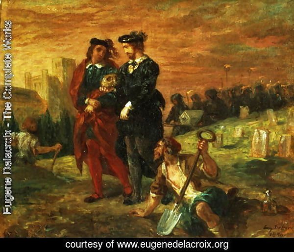 Hamlet and Horatio in the Cemetery 1859