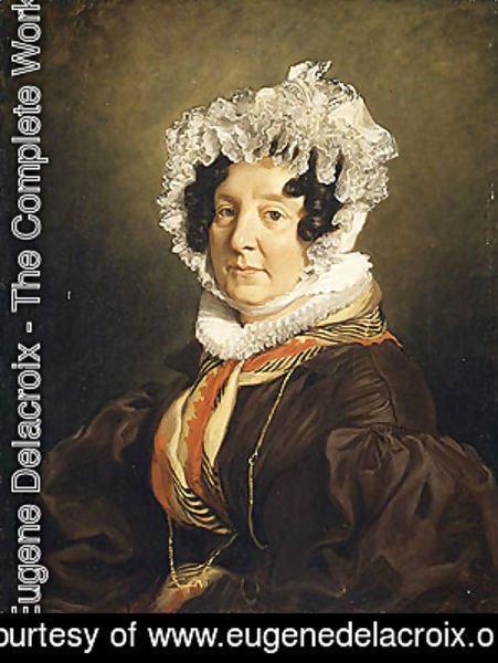 Eugene Delacroix - Madame Henri Francois Riesener