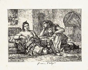 Eugene Delacroix - Femmes D'Alger