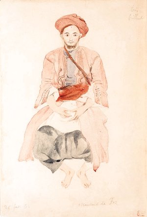 Eugene Delacroix - Marchand de Fez