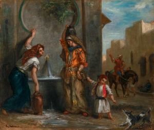 Eugene Delacroix - Femmes A La Fontaine