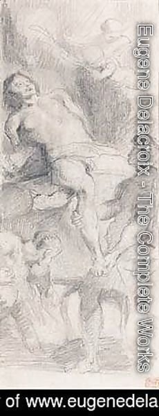 Eugene Delacroix - La Descente Du Croix