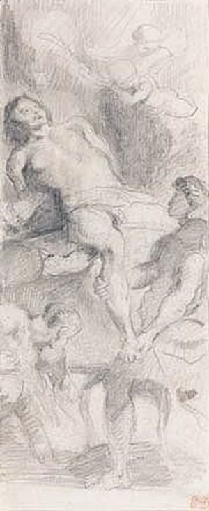 Eugene Delacroix - La Descente Du Croix
