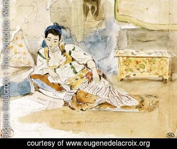 Eugene Delacroix - Women of Algiers (study)