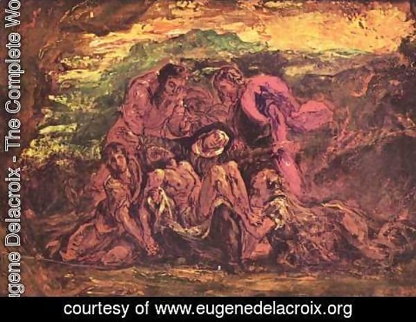 Eugene Delacroix - Pieta, design