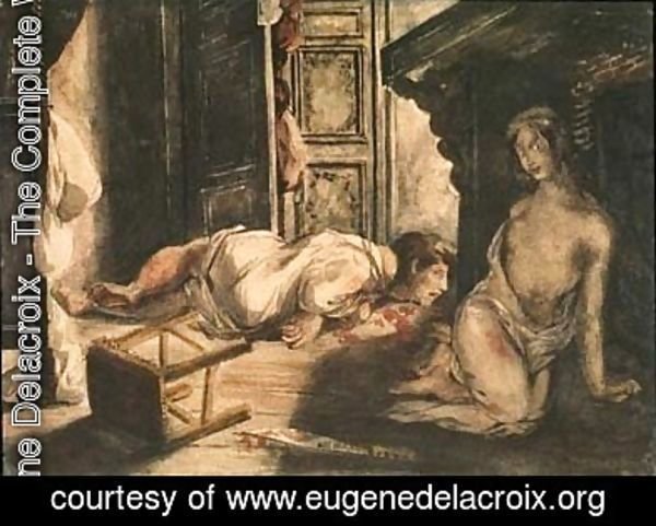 Eugene Delacroix - The Bride of Lammermoor