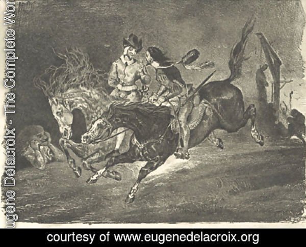 Eugene Delacroix - Faust