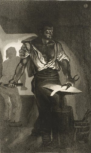 Eugene Delacroix - A Blacksmith