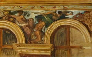 Study for part of the 'Justice' frieze