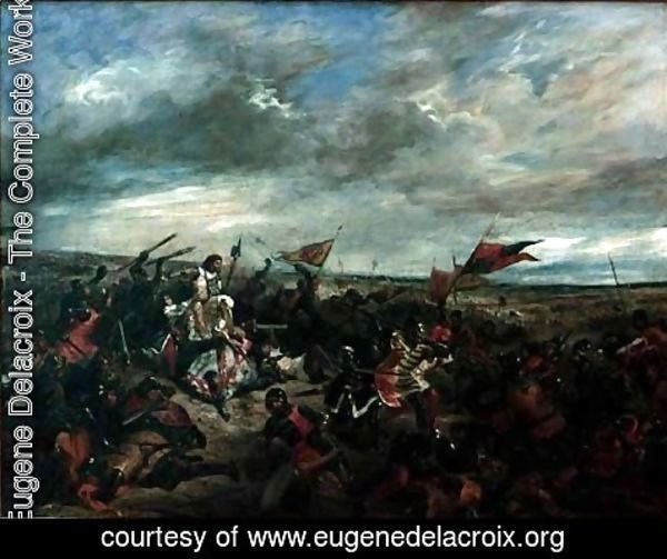 Eugene Delacroix - Battle of Poitiers