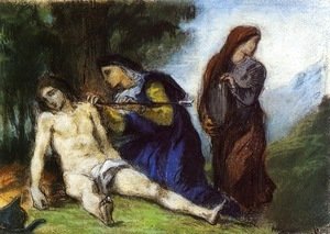 Eugene Delacroix - St. Sebastian