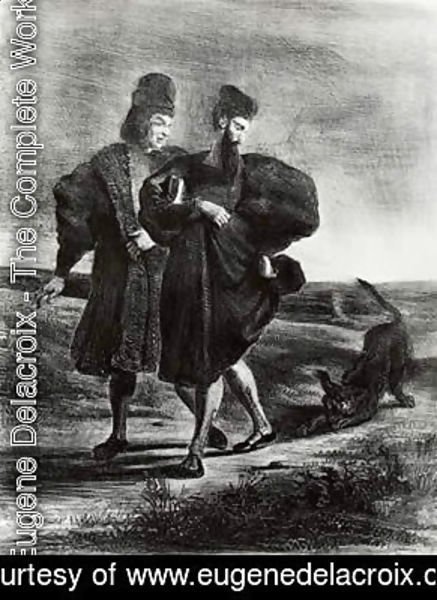 Eugene Delacroix - Faust, Goethe's Tragedy