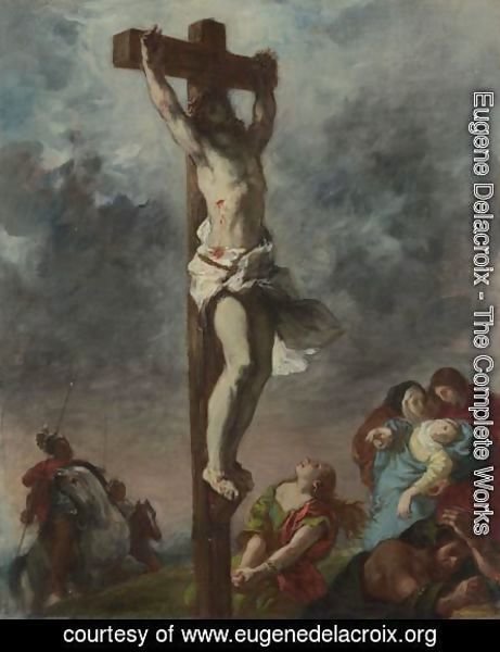 Eugene Delacroix - Christ on the Cross 4