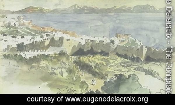 Eugene Delacroix - View of Tangier