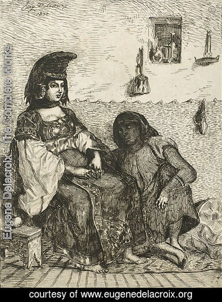 Eugene Delacroix - Jewish Woman of Algiers