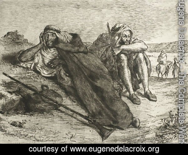 Eugene Delacroix - Arabs of Oran
