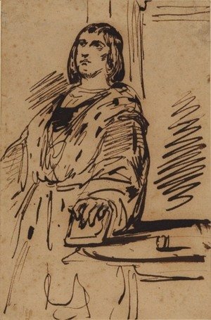 Study of a man in costume