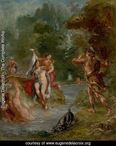 The Summer Diana Surprised by Actaeon