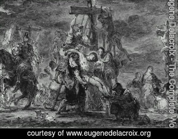 Eugene Delacroix - The Descent from the Cross