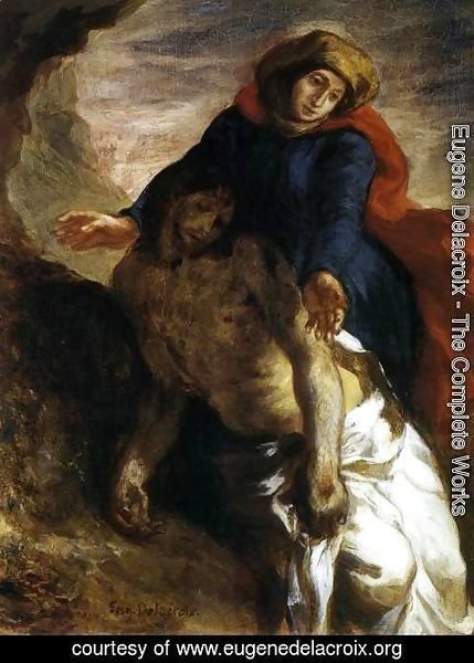 Eugene Delacroix - Pieta 1850