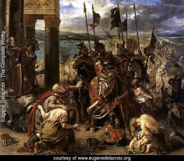 The Entry of the Crusaders into Constantinople 1840