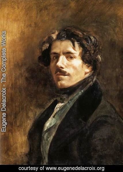 Eugene Delacroix - Self-Portrait c. 1837