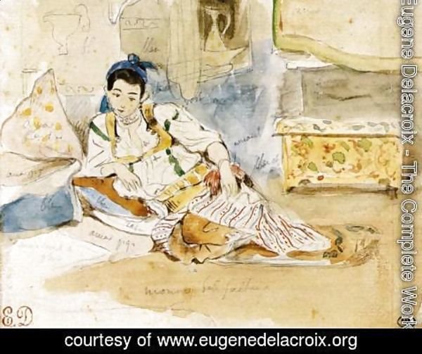 Eugene Delacroix - Mounay ben Sultan 1832